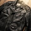 Men’s Premium Handmade Leather Jacket – Classic Fit Black Large L