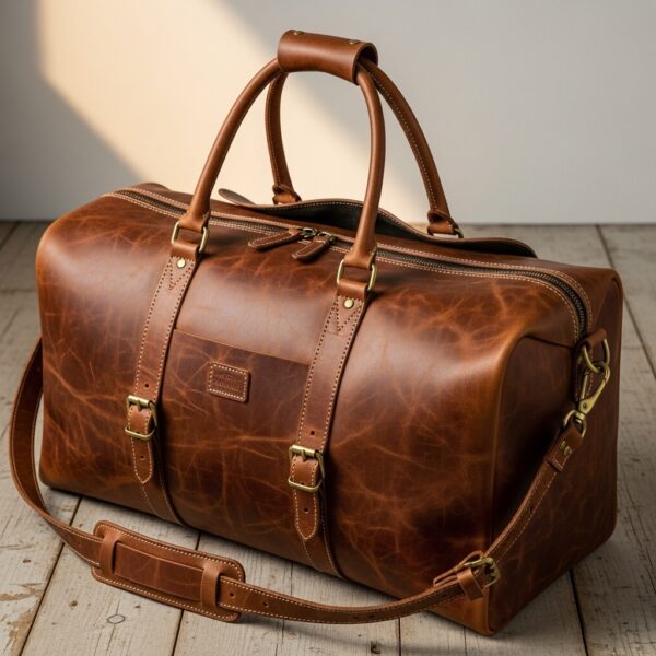 Leather Duffle Bag