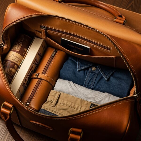 Leather Duffle Bag