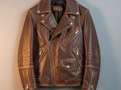 Men’s Premium Genuine Leather Jacket – Classic Fit